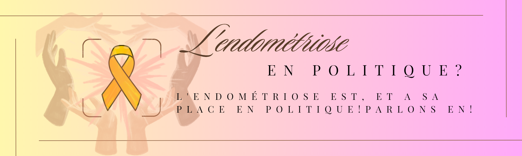 l‘endométriose en politique et dans les médias